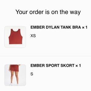 Girlfriend Collective Set - Ember